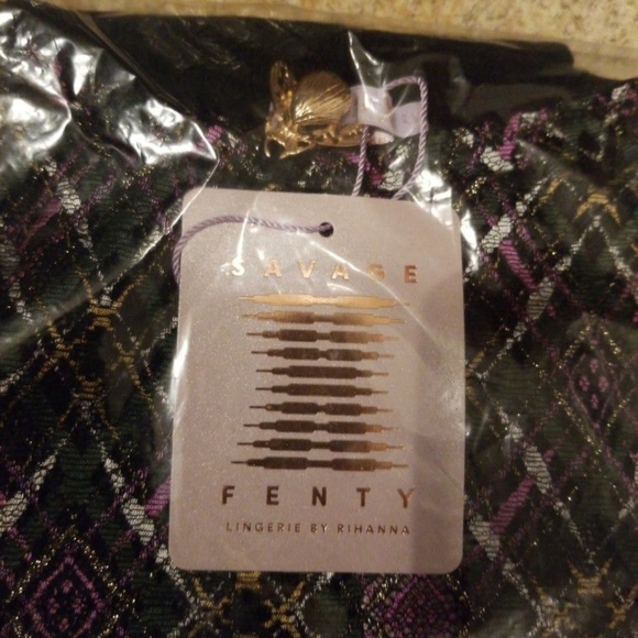 SavageXFenty A Little Tart Plus Size Lingerie 3 Pc Set 44D/3X NWT - Picture 11 of 12